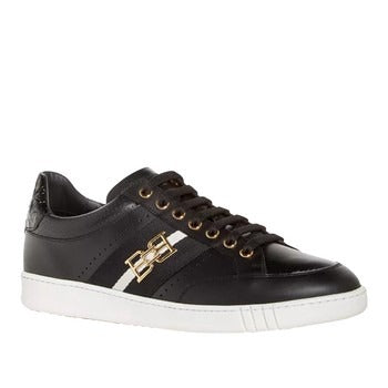 BALLY WINTON  BLACK CALF PLAIN  SNEAKERS