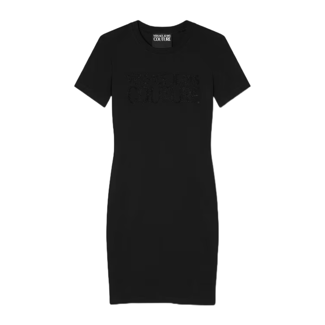 CRYSTAL INSTITUTIONAL LOGO T-SHIRT DRESS