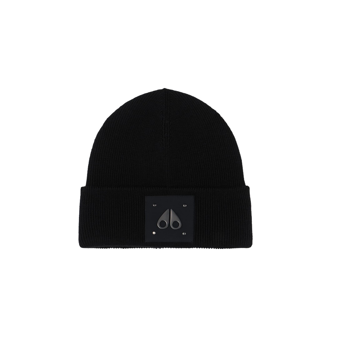 BLACK LOGO BEANIE UNISEX