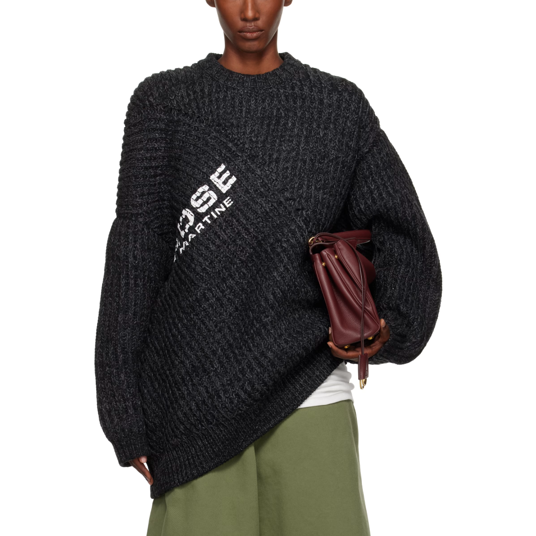 ENGINEERED FISHERMAN RIB JUMPER GRAY